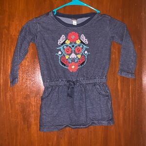 Tea Collection Embroidered Tunic Dress Size 3